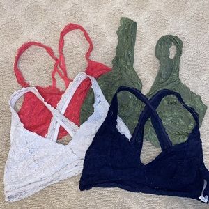 Bundle of Aerie lace bralettes